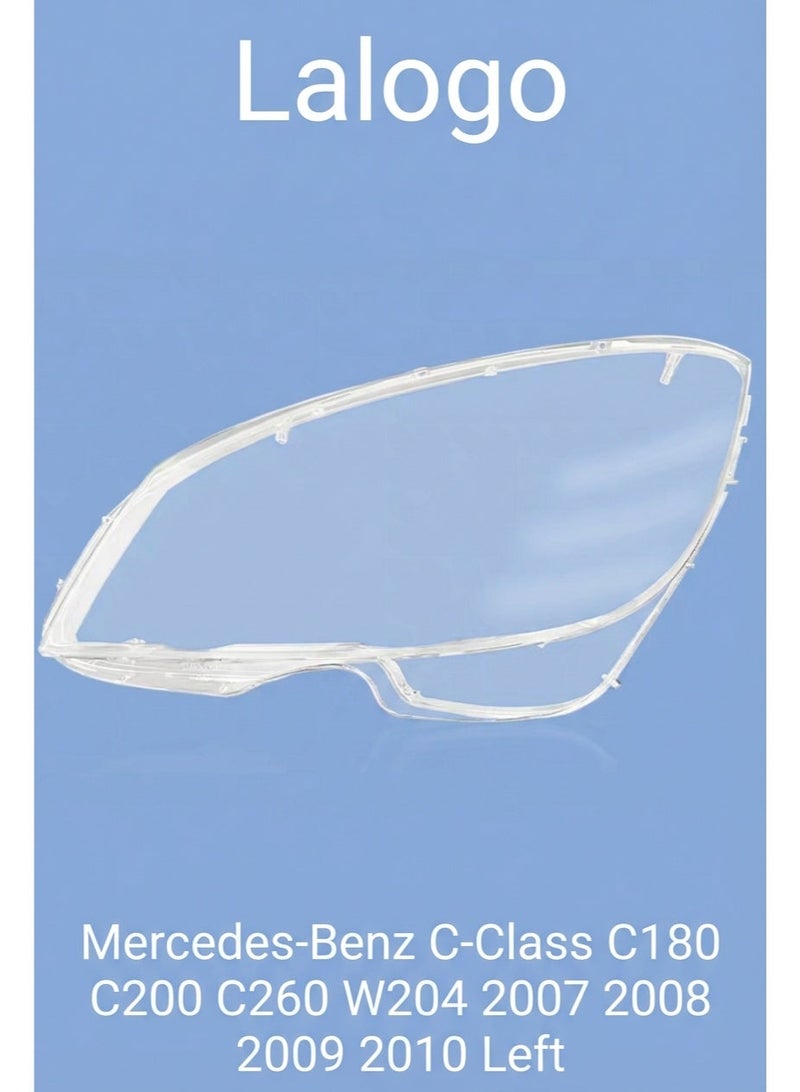 Headlight Lens Cover for Mercedes-Benz C-Class C180 C200 C260 W204 2007 2008 2009 2010 Left-10904007L